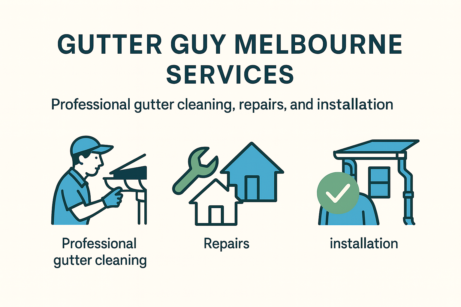 Gutter Guy Melbourne Services – professional gutter cleaning, repairs, and installation
